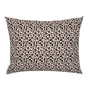 Leopard - black brown on blush