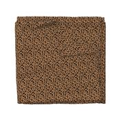 Leopard - black brown on tan