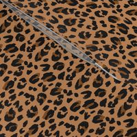 Leopard - black brown on tan