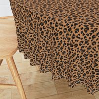 Leopard - black brown on tan