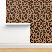 Leopard - black brown on tan