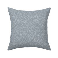 Monstera Continuous Line - Metallic Silver_50Size