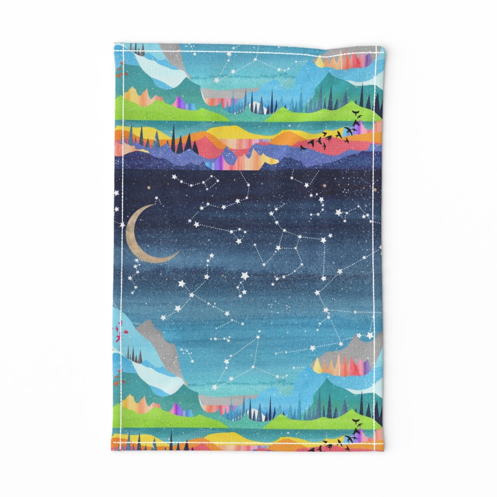 Summer constellations 18" square