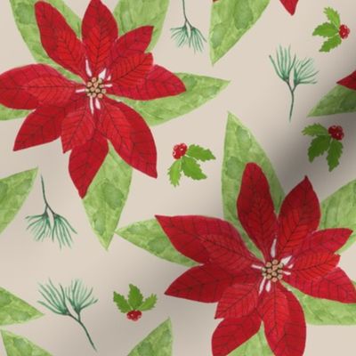 Poinsettia tile2