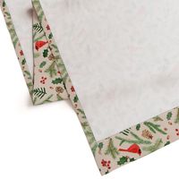 Evergreen Cheer Large Scale  warm cream