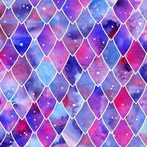 Dragon scales - pink/purple/blue v2