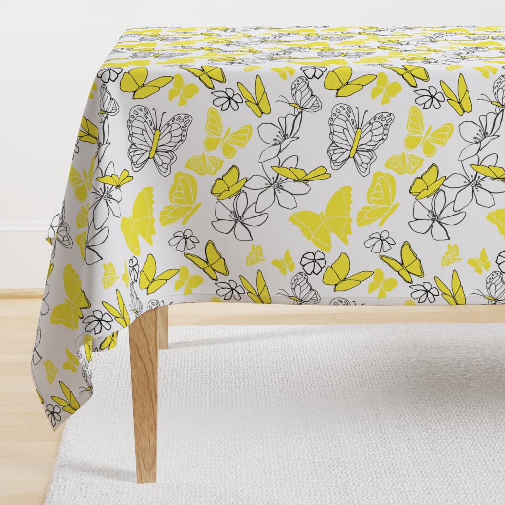 Celebrate! Happy Butterflies Tea Towel