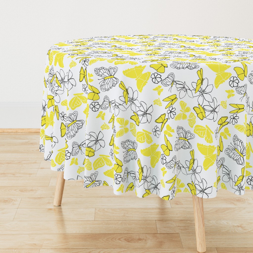 Celebrate! Happy Butterflies Tea Towel