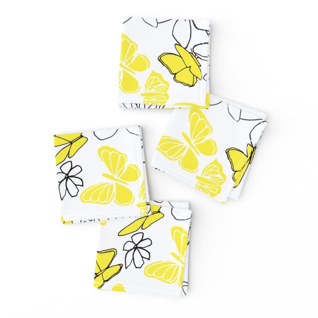 Celebrate! Happy Butterflies Tea Towel