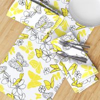 Celebrate! Happy Butterflies Tea Towel