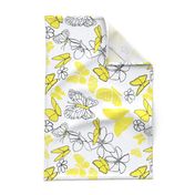 Celebrate! Happy Butterflies Tea Towel