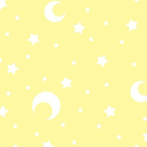 Yellow Moon and Stars