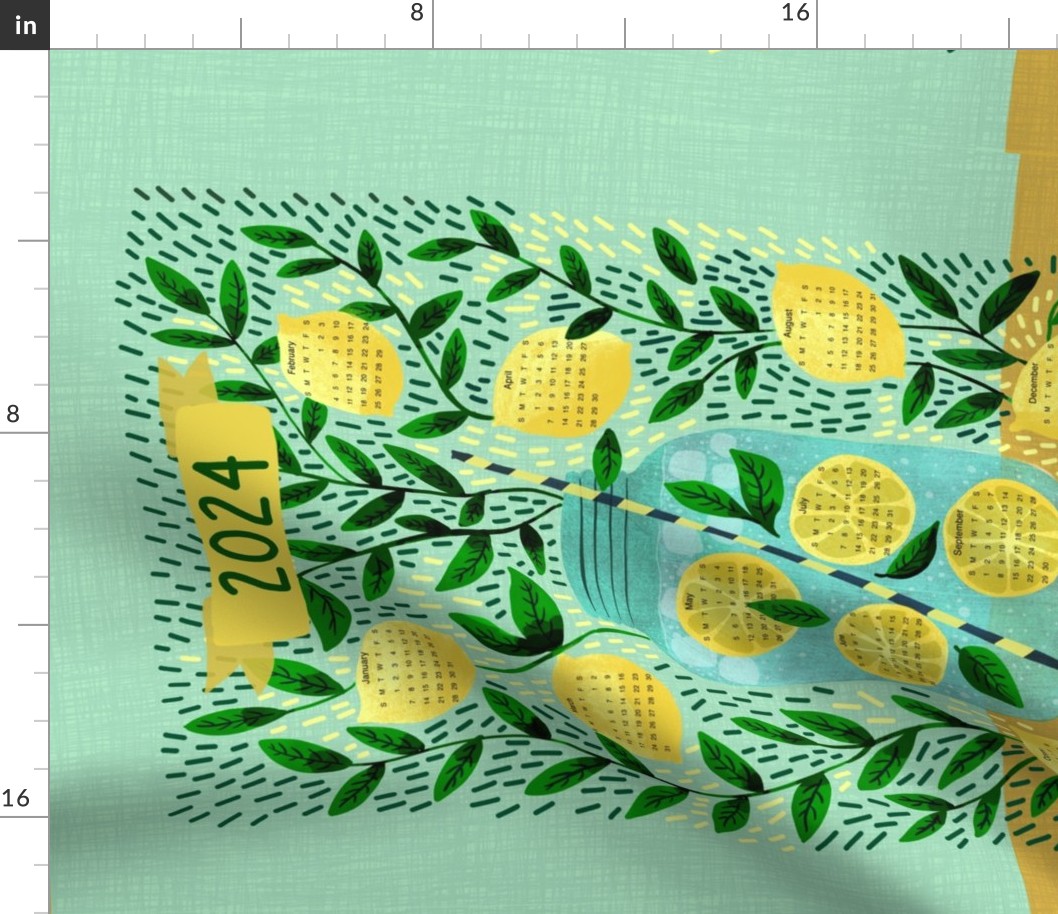 Updated 2024 Lemons into Lemonade Fabric Spoonflower