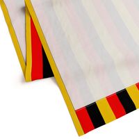 Two Inch Germany Flag Black Red Yellow Gold Vertical Stripes