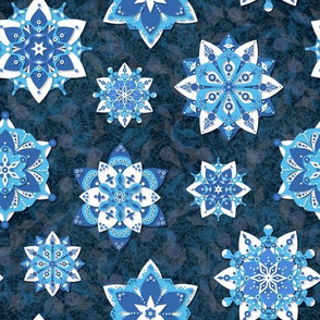 Snowflake Flowers//dark