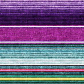 serape southwest stripes - purple -  LAD19