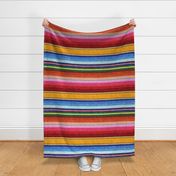 serape southwest stripes - orange -  LAD19