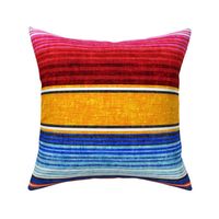 serape southwest stripes - orange -  LAD19