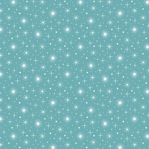 Northern light stars sky mini (blue)