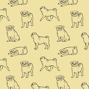 Pug Pattern – Medium Scale