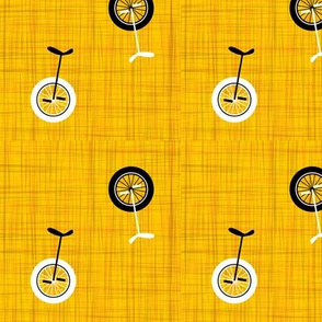 unicycles - honey yellow