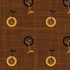 unicycles - brown