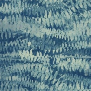 Cyanotype Ferns Camouflage