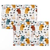 Funny dogs print 