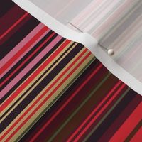 Colorful stripes |  21 –  red, brown, green 