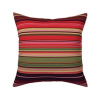 Colorful stripes |  21 –  red, brown, green 