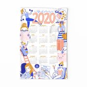 2020 Resolutions Tea Towel Calendar
