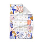 2020 Resolutions Tea Towel Calendar