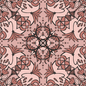 Mandala Lotus - Blush Pink