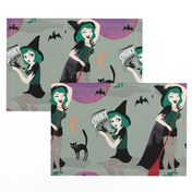 Pin up witch grey by Mount Vic and Me