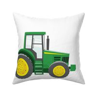18"x18"  tractor panel - pillows - green C19BS