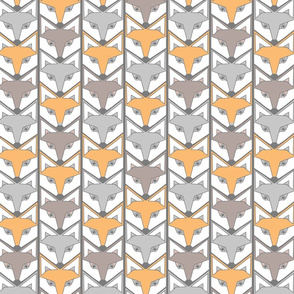 woodland fox chevron