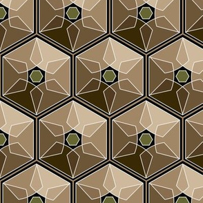 geometric earth tones