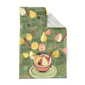 2024 Calendar, Sunday / Spiced Pear