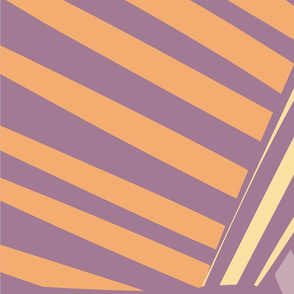 Purple Yellow Abstract Pattern