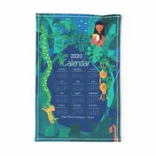 Rain Forest TeaTowel Calendar 2020