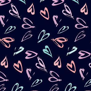 Hearts pattern