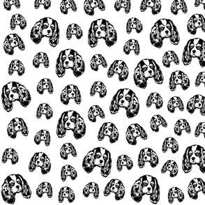 Cavalier King Charles Spaniel fabric