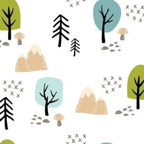 Woodland Trees