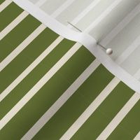 Green Cream Stripe