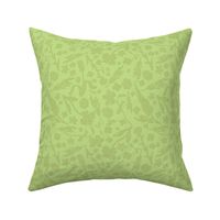 Passionate wild flowers lime green