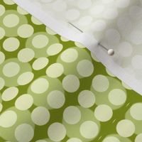 Modern Floral double dot-green