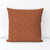 I see stripes abstract Scandinavian style lines and minimal strokes winter copper rust black