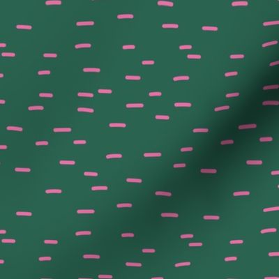 I see stripes abstract Scandinavian style lines and minimal strokes winter forest green pink