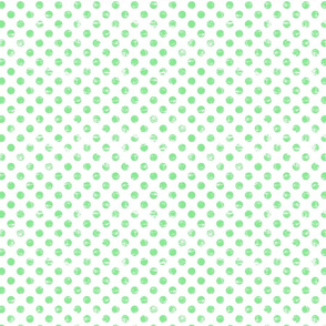 lime green polka dots