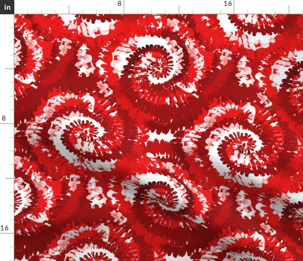 tie dye fabric -tie dye, hippie, hippy, trippy, trendy, dye, tie dyed fabric, tie dye swirl - red